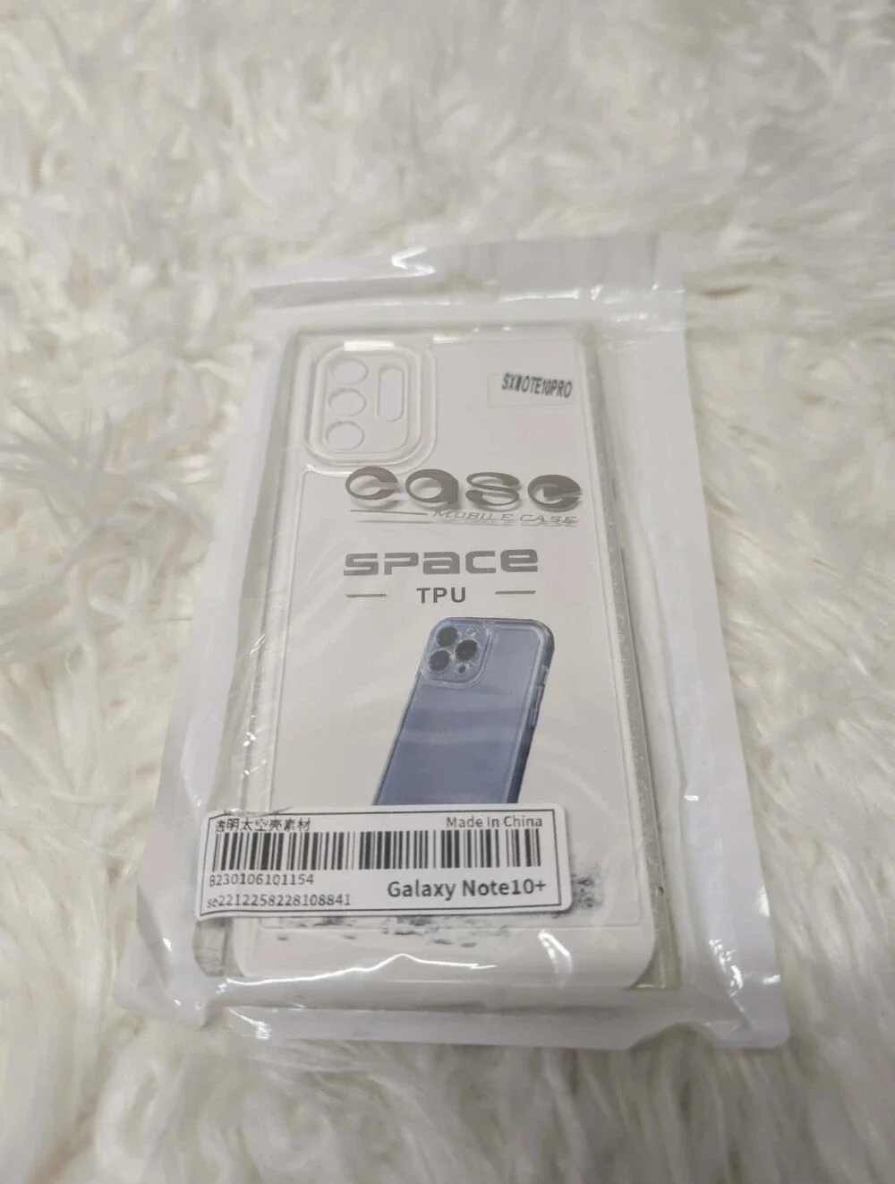 Samsung Clear Note 10+ TPU Space Case - Transparent